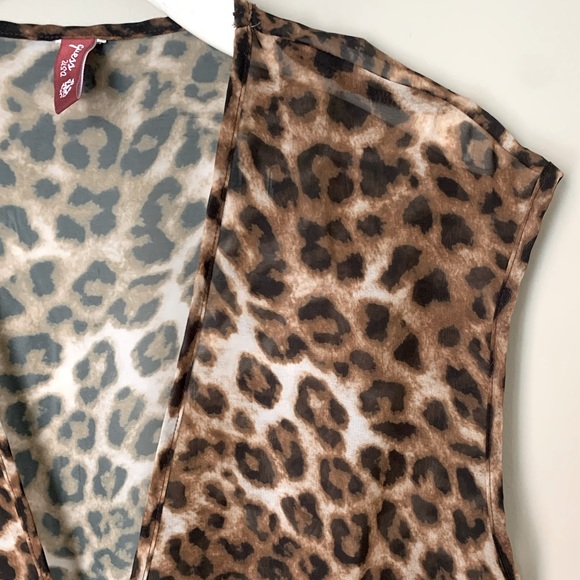 Guess size S leopard beach coverup - Picture 5 of 10